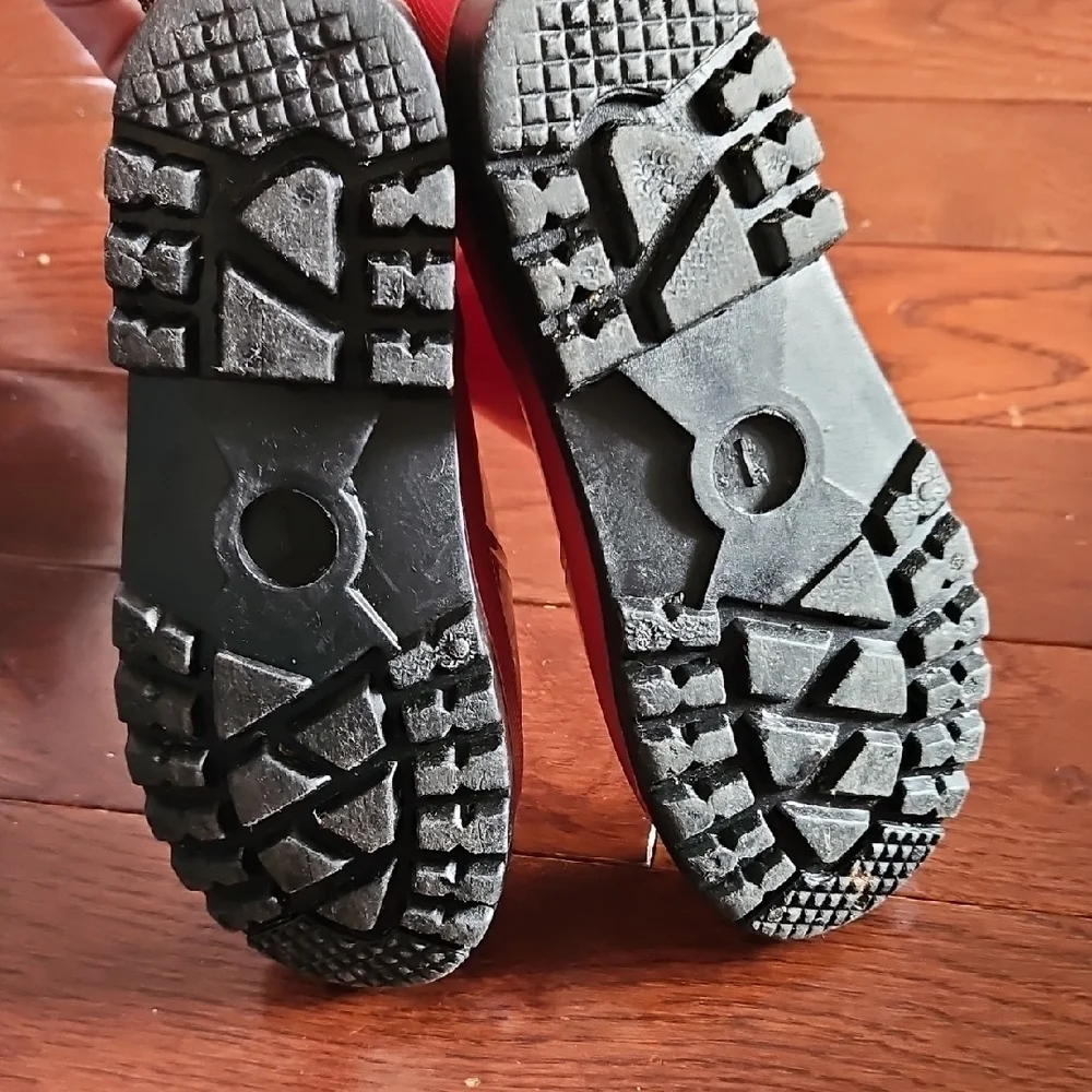 SeaDoo Kids Red Rain Boots - Picture 7 of 13